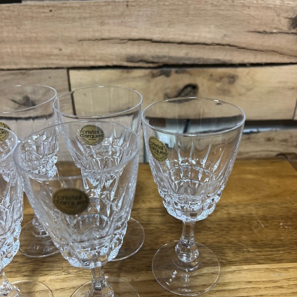 Set Of 6 CRISTAL D'ARQUES-DURAND Cordial Glasses - Picture 3 of 7